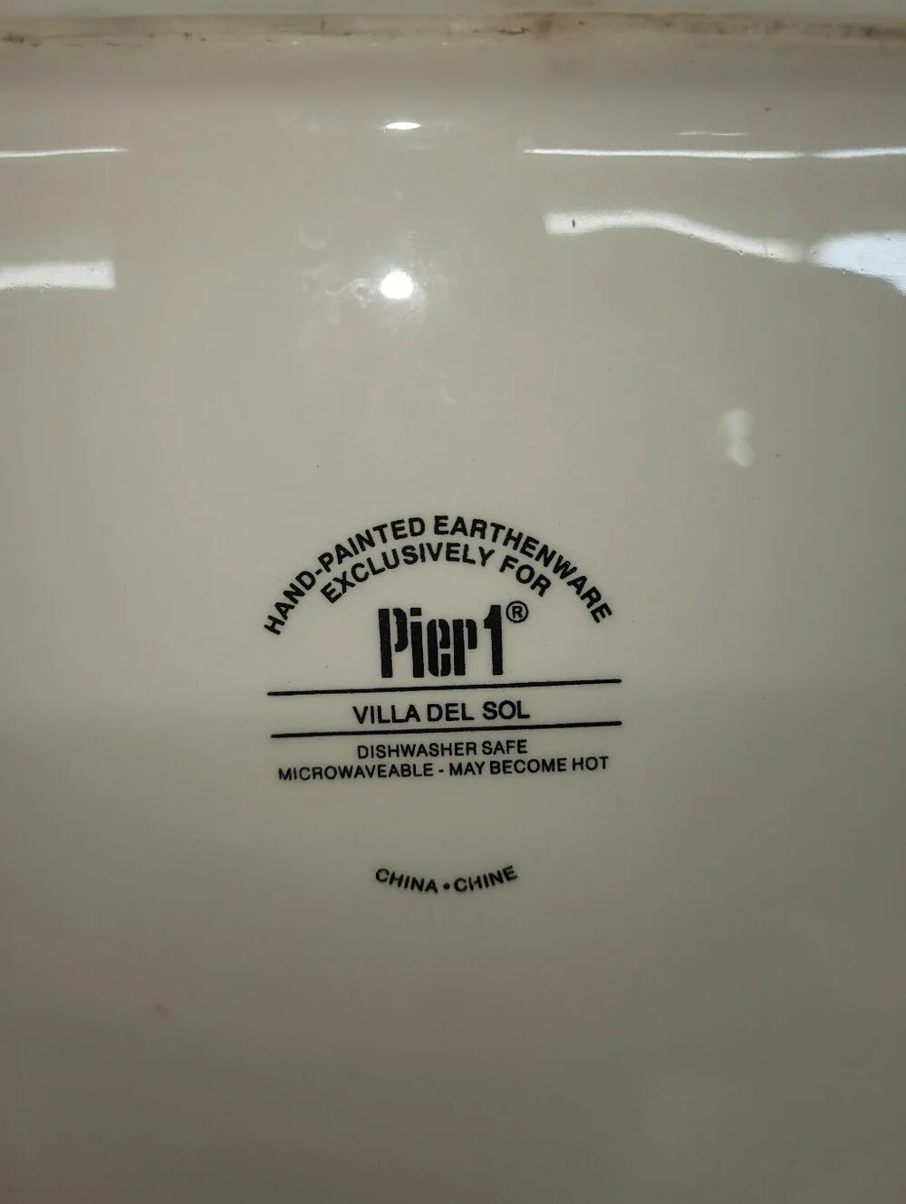 Pier 1 Villa Del Sol 10 Inch Dinner Plate